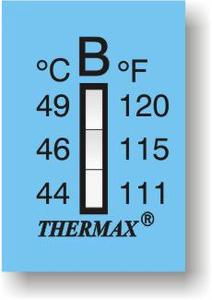 Фото THE03S-B термоиндикаторная наклейка (44, 46, 49 C) (уп/10шт)