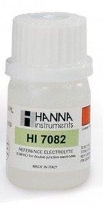 Фото HI 7082S электролит для заполнения pH-электродов с двойной диафрагмой 3.5M KCl (30мл)