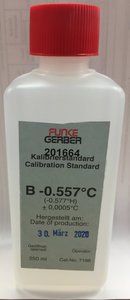 Фото Funke-Gerber CryoStar 7166 калибровочный стандарт B (-0,557С) для криоскопа (фл/250 мл)