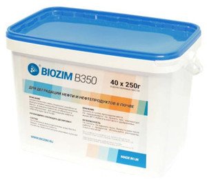 Фото BIOZIM B350 биопрепарат для удаления нефтепродуктов из воды и почв (ведро/10кг)