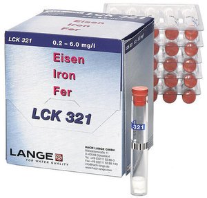 Фото HACH LCK321 тест-набор на железо (0,2–6,0 мг/л, 25 тестов)