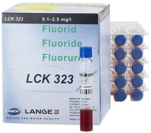 Фото HACH LCK323 тест-набор на фторид (0,1–2,5 мг/л, 25 тестов)