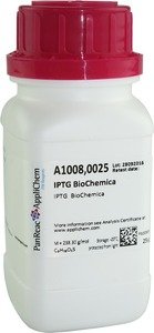 Фото Applichem A1008,0025 ИПТГ (Изопропил-бета-D-тиогалактопиранозид), для биохимии (25 г)