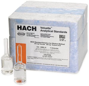 Фото HACH 1486510 Стандартный раствор глутаминовой кислоты, 300 мг/л (16 ампул по 10 мл)