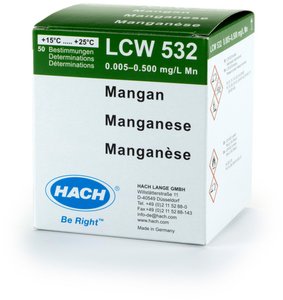 Фото HACH LCW532 Кюветный тест на марганец (50 тестов)