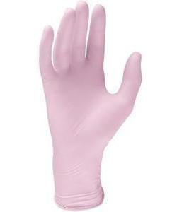 Фото Euronda 134021 Monoart Перчатки латексные нестерильные (розовый, размер L)