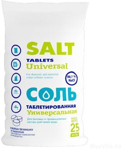 Фото Таблетированная соль (меш/25кг)