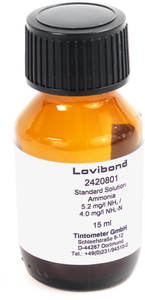 Фото Lovibond 2420801 Стандартный раствор на аммоний (5,2 мг/л NH4 = 4,0 мг/л N, 15 мл)