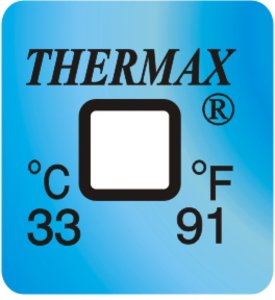 Фото THRMX1L33 термоиндикаторная наклейка Thermax Single (33 C)