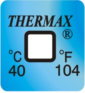 Фото THRMX1L40 термоиндикаторная наклейка Thermax Single (40 C)