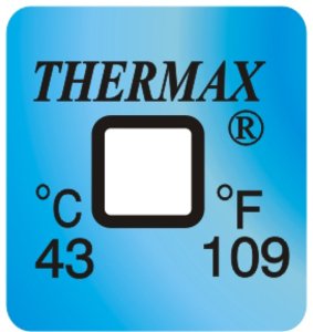 Фото THRMX1L43 термоиндикаторная наклейка Thermax Single (43 C)
