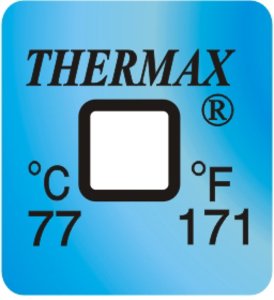 Фото THRMX1L77 термоиндикаторная наклейка Thermax Single (77 C)