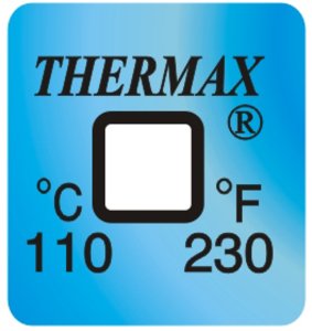 Фото THRMX1L110 термоиндикаторная наклейка Thermax Single (110 С)