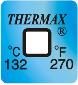 Фото THRMX1L132 термоиндикаторная наклейка Thermax Single (132 C)