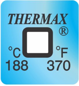 Фото THRMX1L188 термоиндикаторная наклейка Thermax Single (188 C)