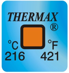Фото THRMX1L216 термоиндикаторная наклейка Thermax Single (216 C)