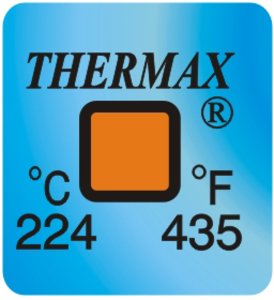 Фото THRMX1L224 термоиндикаторная наклейка Thermax Single (224 C)