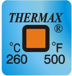 Фото THRMX1L260 термоиндикаторная наклейка Thermax Single (260 С)