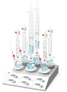 Фото DLAB MS-H280-S6 Цифровая магнитная мешалка с нагревом и ЖК-дисплеем (200-1500 об/мин)