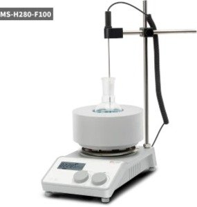 Фото DLAB MS-H280-F100 Цифровая магнитная мешалка с нагревательной манжетой и ЖК-дисплеем (200-1500 об/мин)