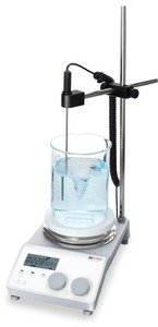 Фото DLAB MS-H-ProA Цифровая магнитная мешалка с нагревом, ЖК-дисплеем и круглой рабочей поверхностью (100-1500 об/мин)