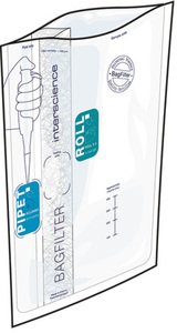 Фото Interscience BagLight Pipet & Roll 111 720 Пакеты для гомогенизации с легким доступом к пипетке и встроенным замком (400 мл, 500 шт.)