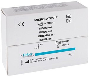 Фото Erba Lachema MLT00028 ИНДОЛтест (для обнаружения триптофаназы) (140 опр.)