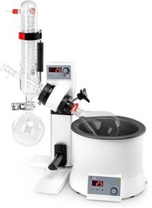 Фото DLAB RE100-S LED Лабораторный роторный испаритель с вертикальным конденсатором 1200cm² (50-3000 мл, 20-200 об/мин)