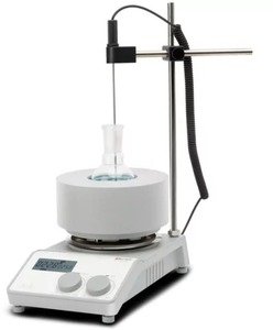 Фото DLAB MS-H280-Pro Цифровая магнитная мешалка с термодатчиком, держателем и блоком колбонагревателя (200-1500 об/мин)