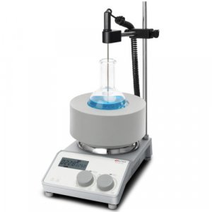 Фото DLAB MS-H280-Pro Цифровая магнитная мешалка с термодатчиком, держателем и блоком колбонагревателя (200-1500 об/мин)