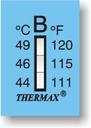 THE03S-A термоиндикаторная наклейка (37, 40, 42 C) (уп/10шт)
