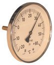 ТБП-40/Т(0-200) термометр биметаллический торцевой стрелочный для асфальтобетона (0..+200 °С)