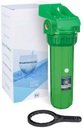 Aquafilter FHPR12-3_R-AB Линейный бактериостатический корпус с клапаном сброса давления и зеленой колбой (1/2" BSP, 10")