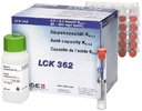 HACH LCK362 Кюветный тест на кислотность (0,5–8,0ммоль/л, 25 шт.)