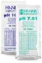 HI770710C Пакеты калибровочного буфера pH 7,01 и 10,01 (10 x 20 мл, по 5 пакетиков)