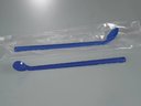 Burkle 5378-5011 Пробная ложка изогнутая, с длинной ручкой, синяя (10 мл)