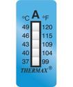 THRMX5LS-A термоиндикаторная наклейка Thermax 5 (37, 40, 43, 46, 49 C) (уп/10)