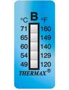 THRMX5LS-B термоиндикаторная наклейка Thermax 5 (49, 54, 60, 65, 71 C) (уп/10)