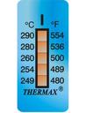 THRMX5LS-I термоиндикаторная наклейка Thermax 5 (249, 254, 260, 280, 290 C) (уп/10)