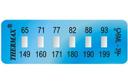 THRMX6LS-3 термоиндикаторная наклейка Thermax Strip 6 (65, 71, 77, 82, 88, 93 C) (уп/10)
