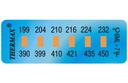 THRMX6LS-7 термоиндикаторная наклейка Thermax Strip 6 (199, 204, 210, 216, 224, 232 С) (уп/10)