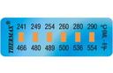 THRMX6LS-8 термоиндикаторная наклейка Thermax Strip 6 (241, 249, 254, 260, 280, 290 C) (уп/10)