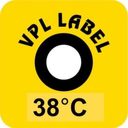 VPL VPLA38 термоиндикаторная наклейка Thermolabel Single (38 C)