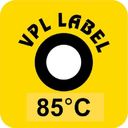 VPL VPLA85 термоиндикаторная наклейка Thermolabel Single (85 C)