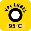 VPL VPLA95 термоиндикаторная наклейка Thermolabel Single (95 C)