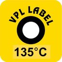 VPL VPLA135 термоиндикаторная наклейка Thermolabel Single (135 C)