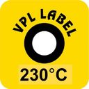 VPL VPLA230 термоиндикаторная наклейка Thermolabel Single (230 C)